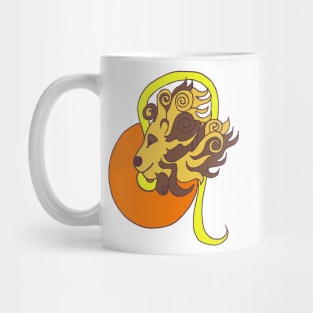 Leo, the lion, sign of the zodiac Mug